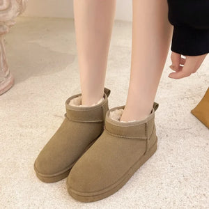 Cozy Suede Winter Ankle Boots